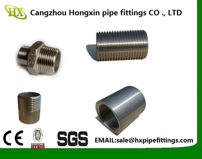 low price,high quality female/male stainless steel pipe nipples