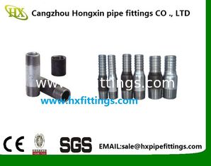 China Double Thread carbon steel pipe nipple barrel nipple supplier
