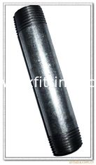China 1/2-8,black LONG steel pipe nipples supplier