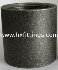 China Seamless black steel pipe sockets,couplings supplier