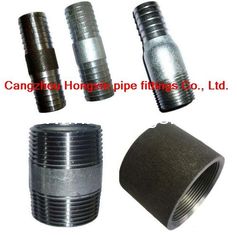 China 3/4'Black Steel Pipe Nipple,steel nipples supplier
