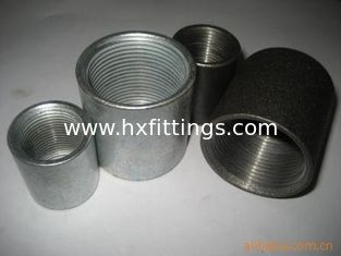 China Seamless and seam black steel pipe sockets,couplings supplier
