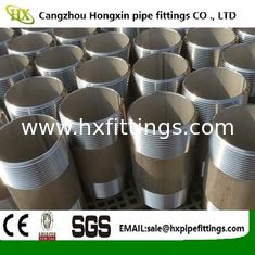 China high quality ISO PED certificates carbon and stainless steel pipe nipple supplier