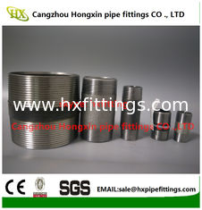 China Thread pipe nipple,carbon stainless steel pipe nipples from Chinese factory supplier