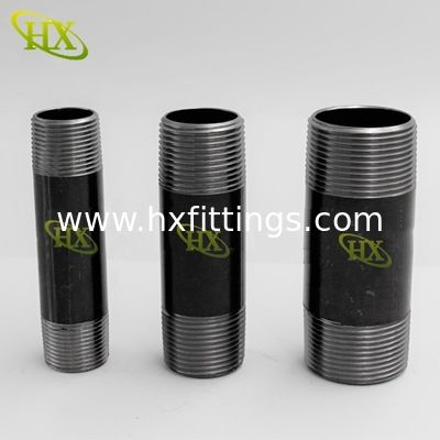 China SCH160 Galvanized Steel Pipe Nipple for Heavy-Duty Applications BSP BSPT NPT DIN-2999 supplier