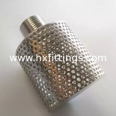 China Pipe 1-8 suction and Lay flat round hole steel strainer factory direct sale supplier