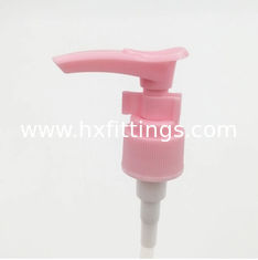 China Pink Plastic Clip Lotion Pump 20/410 supplier