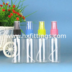 China Empty 30ml 50ml 60ml 100ml Clear Blue Green Black Pink PET Plastic Mist Spray Bottles supplier