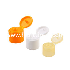 China 28mm snap oval plastic flip cap for shampoo bottle supplier