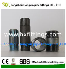 China ANSI B 16.9 Galvanized carbon steel pipe fittings BSP  NPT Thread pipe nipple supplier