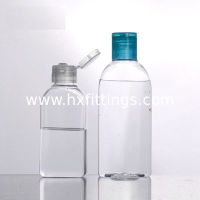 Plastic Material and PET Plastic Type Transparent Plastic Bottle With Flip Top Cap