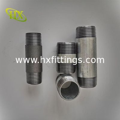 SCH160 Galvanized Steel Pipe Nipple for Heavy-Duty Applications BSP BSPT NPT DIN-2999 supplier
