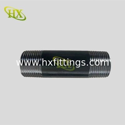 1/2 Inch Black pipe nipple size with BSPT thread | China manufacturer -Cangzhou Hongxin supplier