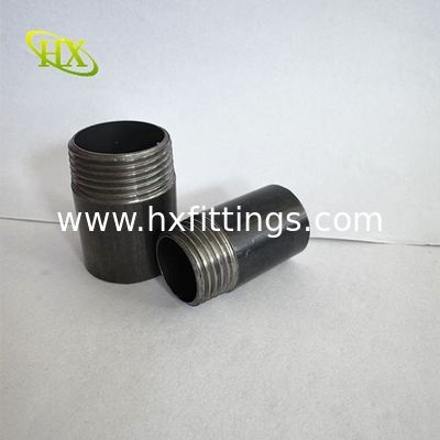 TOE Welded pipe nipple black one side thread barrel nipple   | China Factory -Cangzhou Hongxin supplier