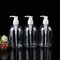 empty shampoo shower gel bottle plastic clear PET bottle 500Ml foaming wash soap hand sanitizer pump bottle with pump supplier