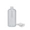 250ml plastic PET shampoo empty bottle with pump with pump dispenser supplier