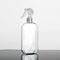 Empty 500ml clear PET plastic shampoo wash hand lotion pump bottle supplier