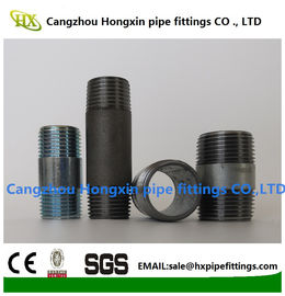 ANSI B 16.9 Galvanized carbon steel pipe fittings BSP  NPT Thread pipe nipple supplier