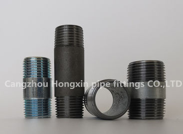 NPT Thread steel pipe fittings full male connection pipe nipple carbon steel supplier