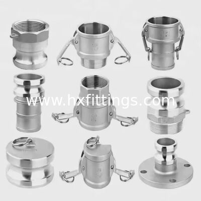 Premium Aluminum & Stainless Steel Camlock Fittings | Quick Couplings (Type  A B C D E F, DC, DP)